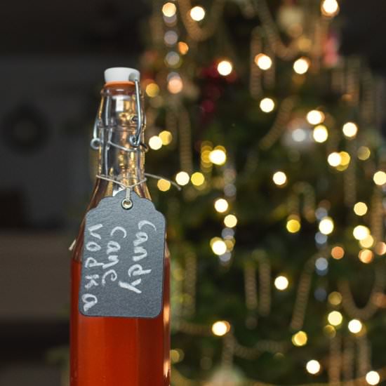 Candy Cane Vodka - Recipe photo by sidewalkshoes