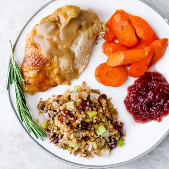 Single Serve Quinoa Stuffing - Recipe photo by mealpreponfleek