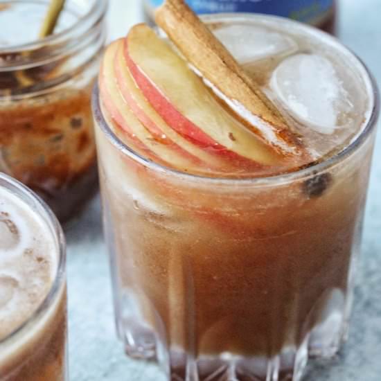 Cinnamon Apple Butter Cider - Recipe photo by Donut Worry Be Healthy