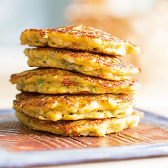 Green Chile Corn Cakes - Recipe photo by mjskitchen