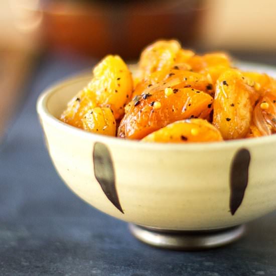 Marinated Dried Apricots - Recipe photo by mjskitchen