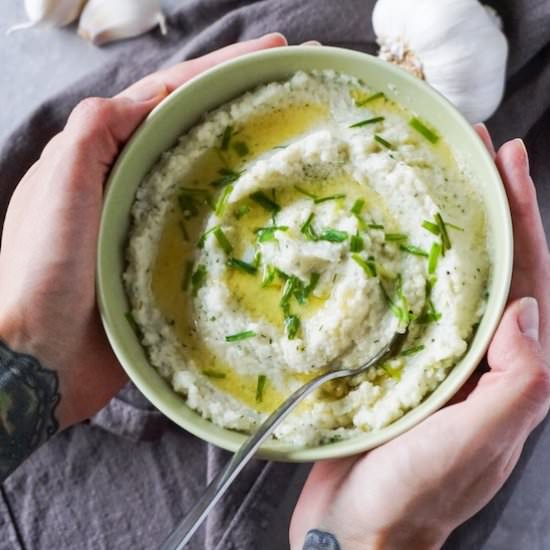 Creamy Keto Cauliflower Mash - Recipe photo by HereToCook