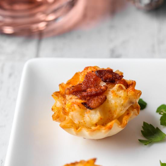 Gruyere and Bacon Bites - Recipe photo by A Seasoned Greeting