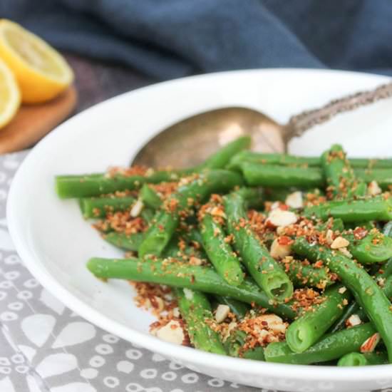 Green Beans Almondine - Recipe photo by Simple and Savory