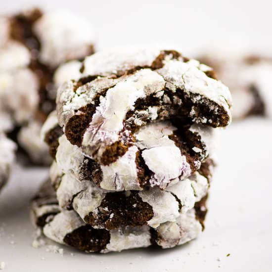 Chocolate Crinkle Cookies - Recipe photo by thegraciouswife