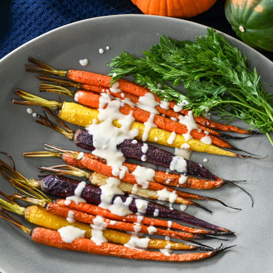 Rainbow Carrots with Tarator - Recipe photo by SimplyLebanese