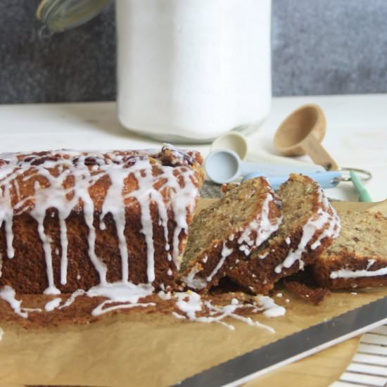 Banana Bread with Pecans Cardamom - Recipe photo by chezlerevefrancais