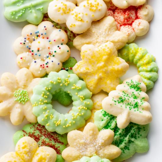 Spritz Cookies - Recipe photo by Savingroomfordessert