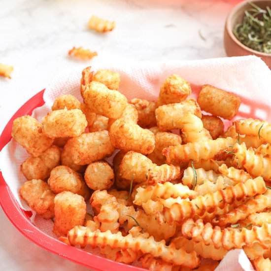 Frozen French Fries & Tater Tots - Recipe photo by BlessHerHeartYall