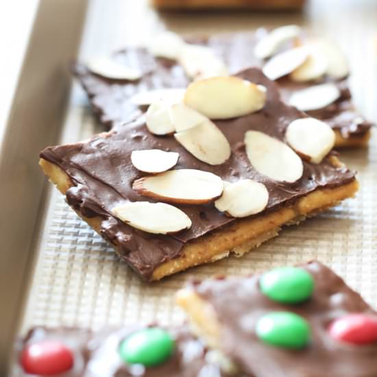 Saltine Cracker Toffee - Recipe photo by bellyfull