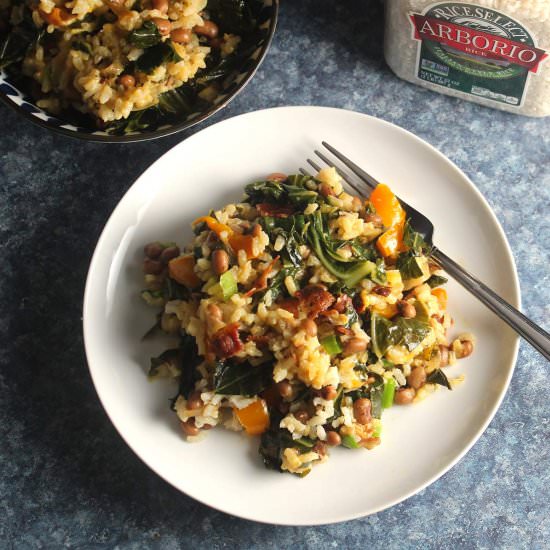 Hoppin' John Risotto - Recipe photo by Cooking Chat