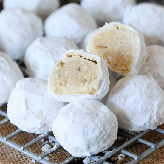 Classic Snowball Cookies - Recipe photo by thekitchenismyplayground
