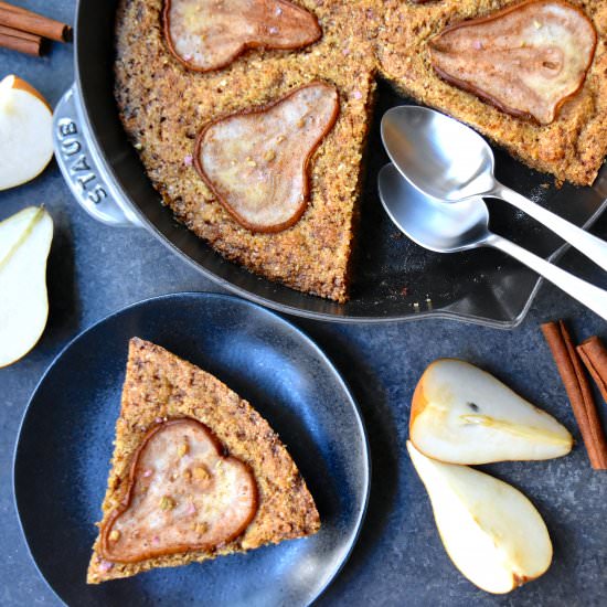 Spiced Pear Skillet Cookie - Recipe photo by toopreciousforprocessed