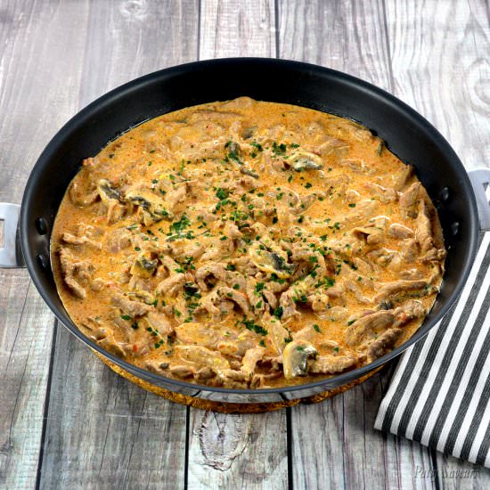 Beef Stroganoff - Recipe photo by pattysaveurs