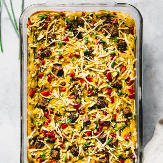 Vegan Breakfast Casserole - Recipe photo by emilieeats