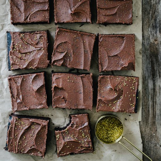 Easy Chocolate Sheet Cake - Recipe photo by the frozen biscuit