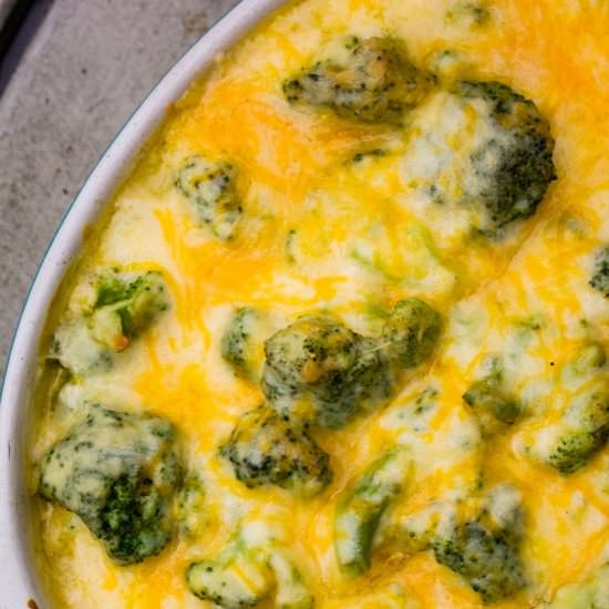 Traeger Cheesy Broccoli Au Gratin - Recipe photo by Or Whatever You Do