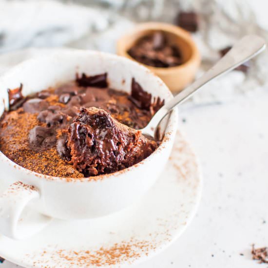 Chocolate Pudding In A Mug - Recipe photo by MySugarFreeKitchen