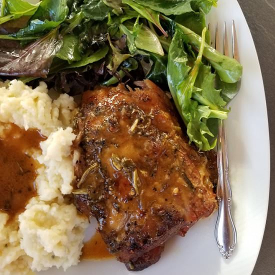 This Slow Roast Lamb Shoulder - Recipe photo by Canadian Cooking Adventures