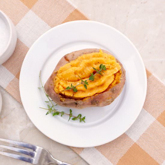Twice Baked Sweet Potatoes - Recipe photo by anothertablespoon