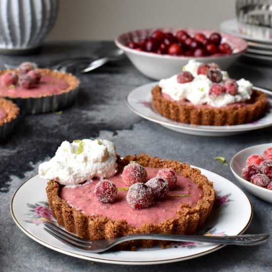 Cranberry and lime mini tarts - Recipe photo by mama ia blog