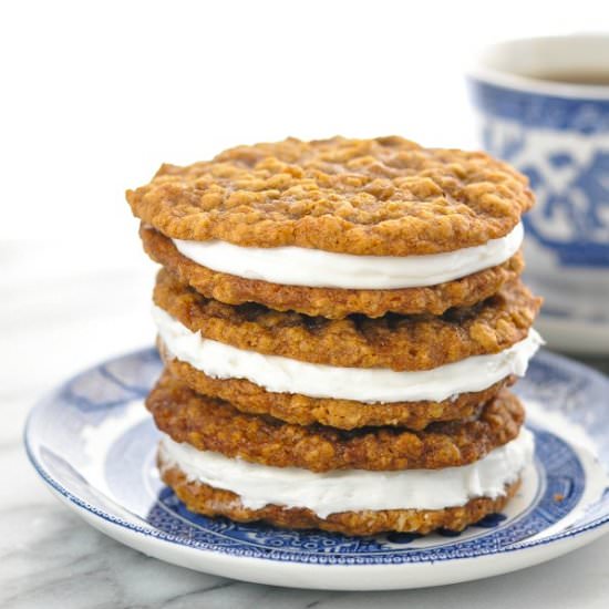 Oatmeal Cream Pies - Recipe photo by The Seasoned Mom