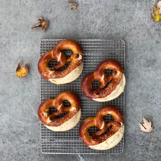 Baked Soft Pretzels - Recipe photo by crystalsrecipes