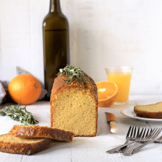 rosemary orange olive oil loaf cake - Recipe photo by davebakes