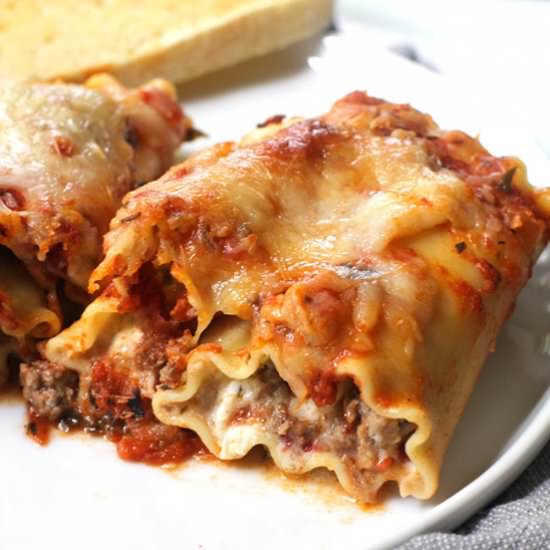 Classic Lasagna Roll Ups - Recipe photo by suebeehomemaker