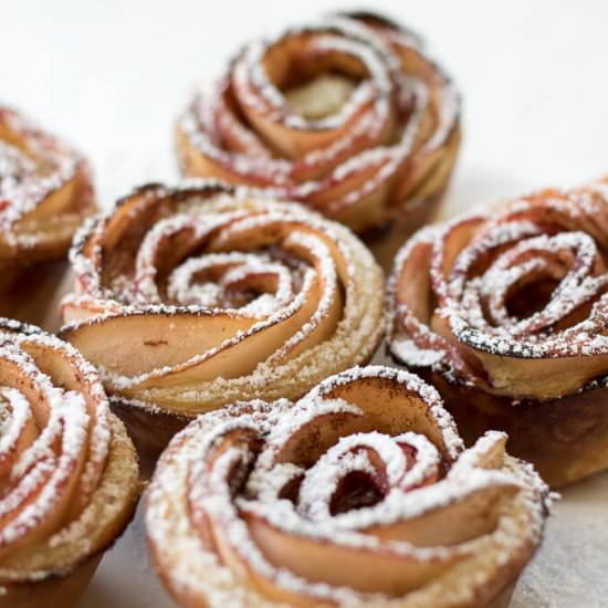 Apple Rose Puff Pastry Recipe - Recipe photo by LifesLittleSweets