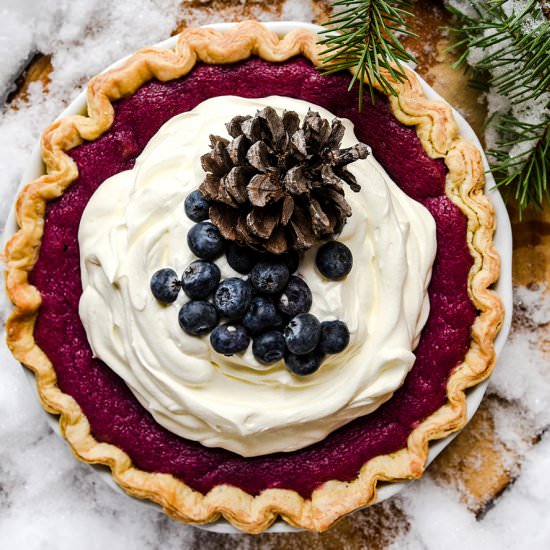 Purple Sweet Potato Pie - Recipe photo by evashiva