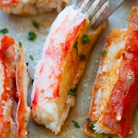 Baked King Crab - Recipe photo by rasamalaysia