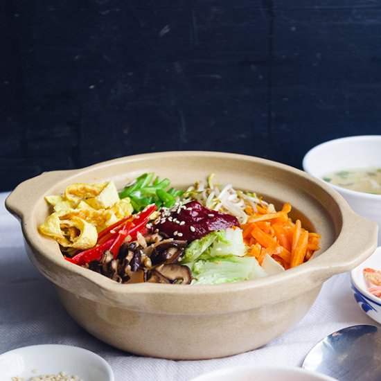 Vegetarian Bibimbap - Recipe photo by Atikaps