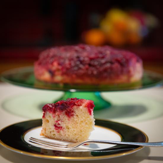 Cranberry Upside-Down Cake - Recipe photo by Blue Cayenne