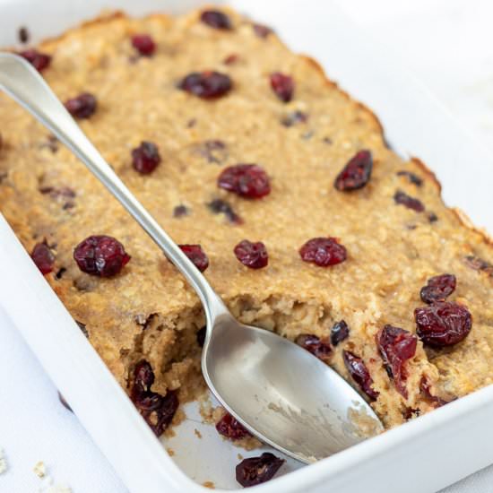 Baked Cranberry Oatmeal - Recipe photo by neilshealthymeals