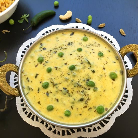 CREAMY METHI MATAR MALAI - Recipe photo by CurryandVanilla