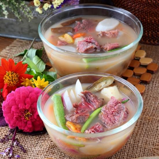 Corned Beef Sinigang - Recipe photo by foxy folksy