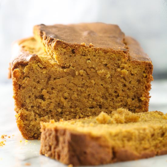 Low FODMAP Pumpkin Bread - Recipe photo by thisbakinglifeblog