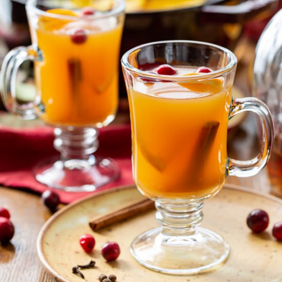 Hot Spiced Apple Cider - Recipe photo by Savingroomfordessert