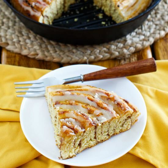 Pumpkin Spice Skillet Cinnamon Roll - Recipe photo by Cookingwithcarlee