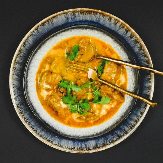 Thai Panang Chicken Curry - Recipe photo by cookeatblog