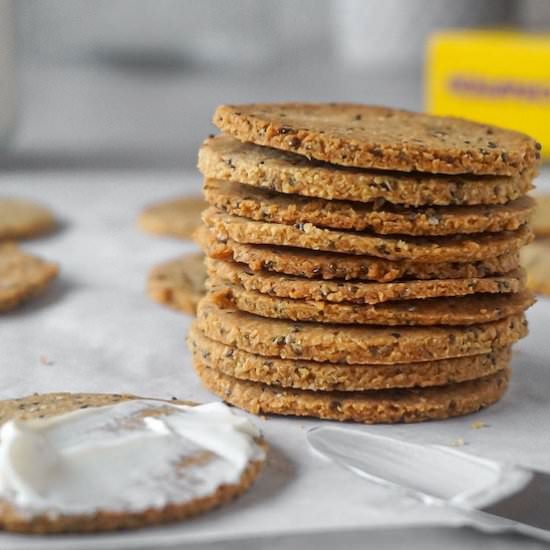 Low Carb Chia Crackers - Recipe photo by HereToCook