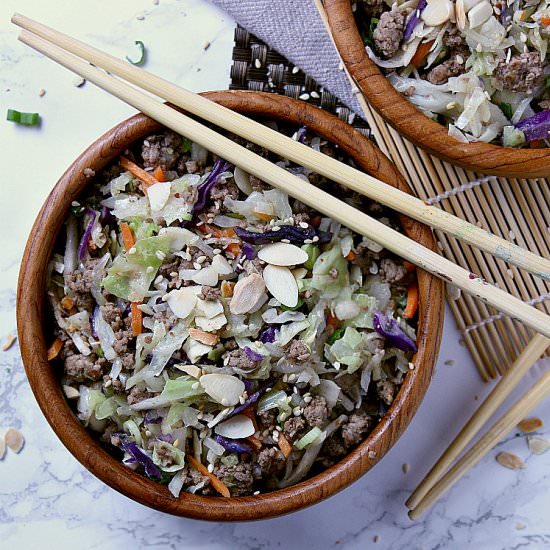 Keto Egg Roll in a Bowl - Recipe photo by mamabearscookbook