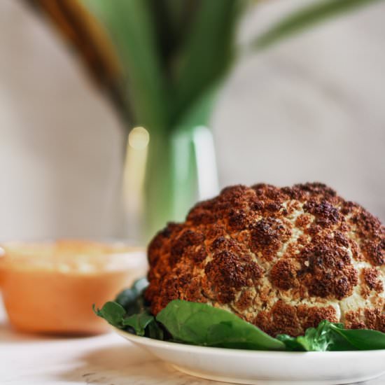 The Best Whole Roasted Cauliflower - Recipe photo by Shana_Thomas