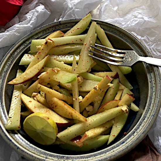 Apple Chayote Salad with Tajin - Recipe photo by steamingpot