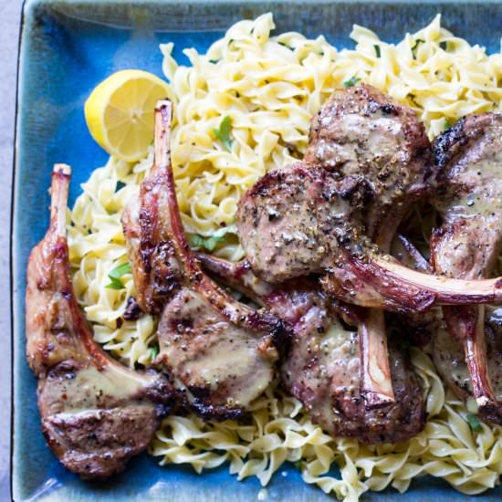 Traeger Lamb Chops - Recipe photo by Or Whatever You Do