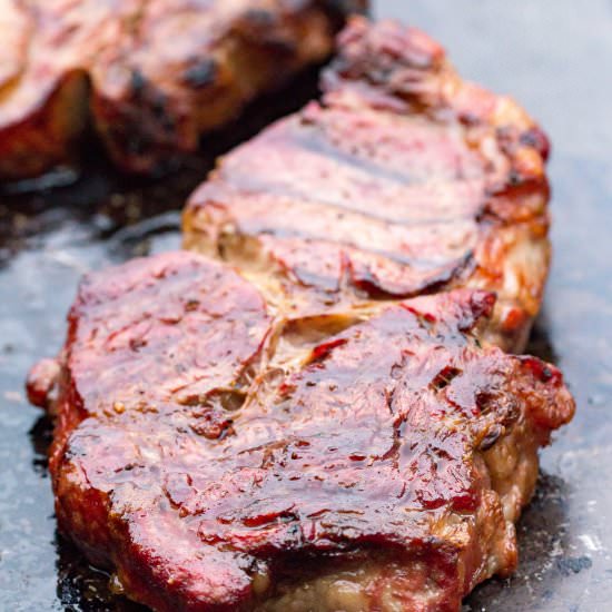 Traeger Ribeye - Recipe photo by Or Whatever You Do