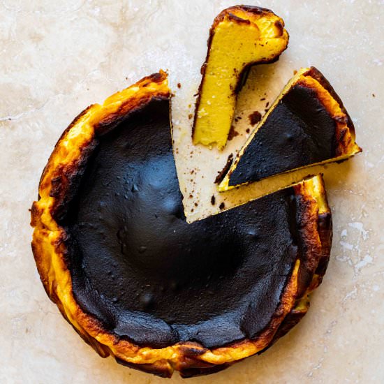 Basque Burnt Cheesecake - Recipe photo by heinstirred