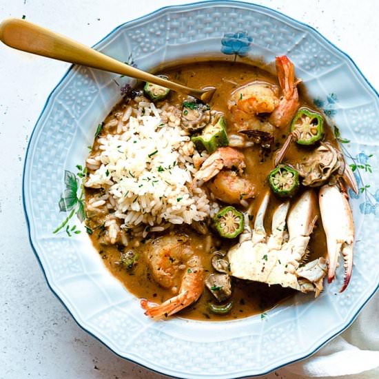 Seafood Gumbo - Recipe photo by grandbabycakes