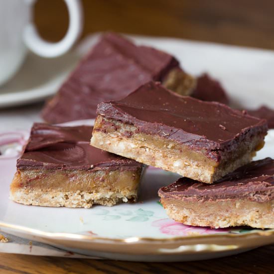 Chocolate Caramel Slice - Recipe photo by Gday Souffle